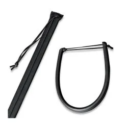 COLLECTION DEMONIA BADINE FLEXIBLE DOUBLE CUIR NOIR 65 X 3CM