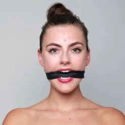 COLLECTION DEMONIA BAILLON BANDE CUIR NOIR