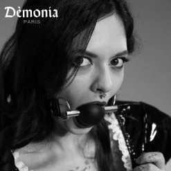 BAILLON BOULE NOIR - TIGE MÉTAL