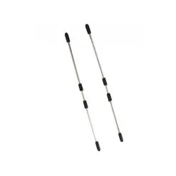 COLLECTION DEMONIA BARRETTES DE TETONS METAL (la Paire)