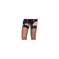 BAS RESILLE AVEC JARRETIERES VINYLE