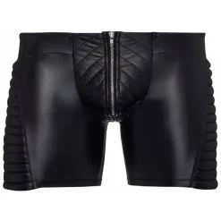 BOXER BIKER WETLOOK NOIR
