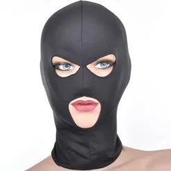 CAGOULE NOIRE EN STRETCH