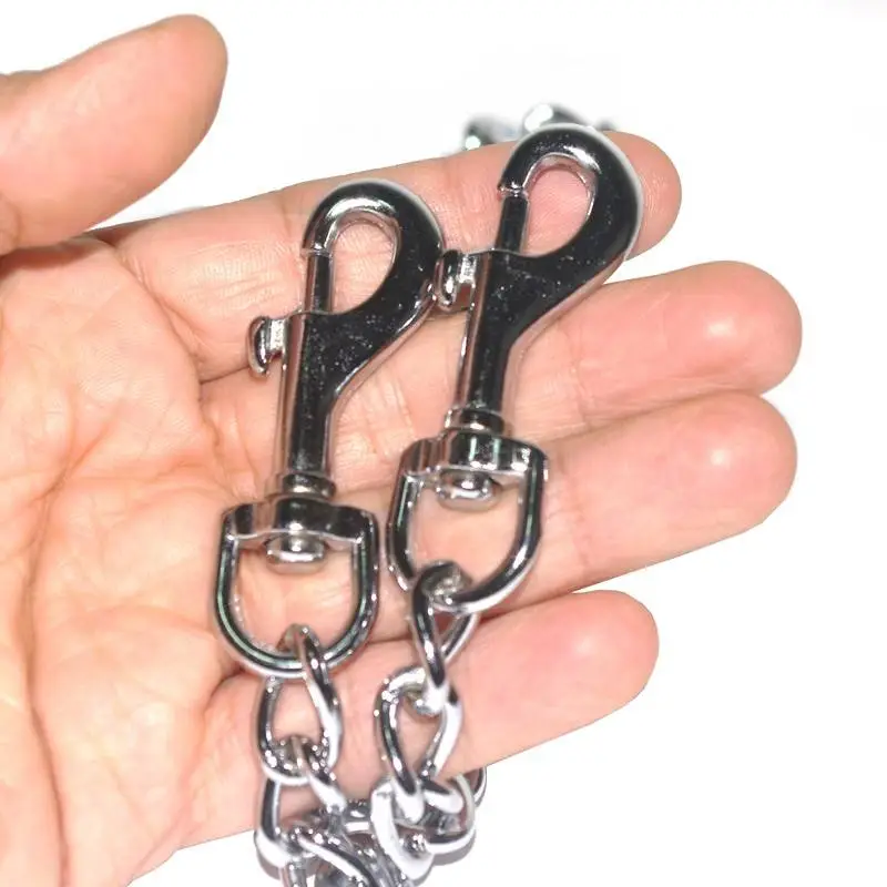 CHAINE CHROME 50 CM + 2 MOUSQUETONS – Image 3