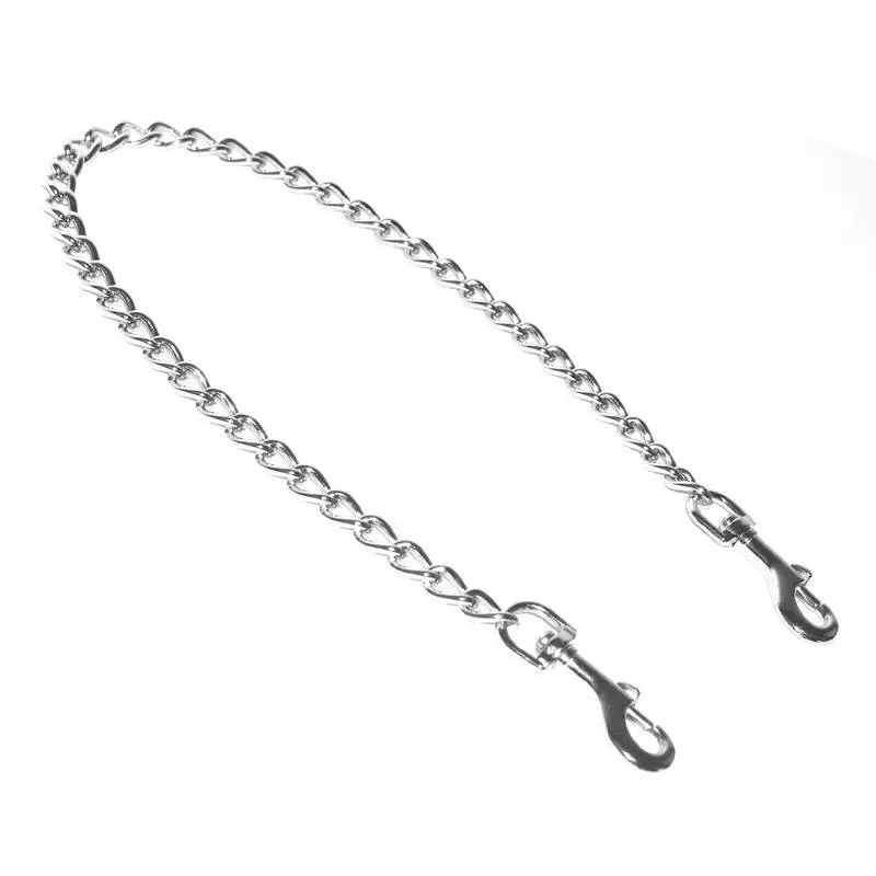 CHAINE CHROME 50 CM + 2 MOUSQUETONS – Image 4