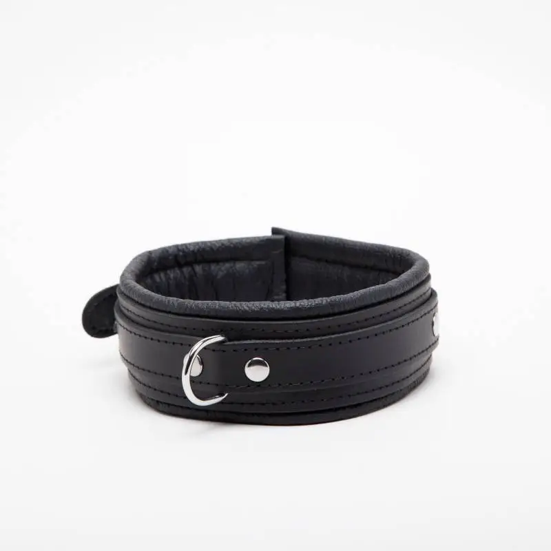 COLLECTION DEMONIA COLLIER CUIR NOIR – Image 3