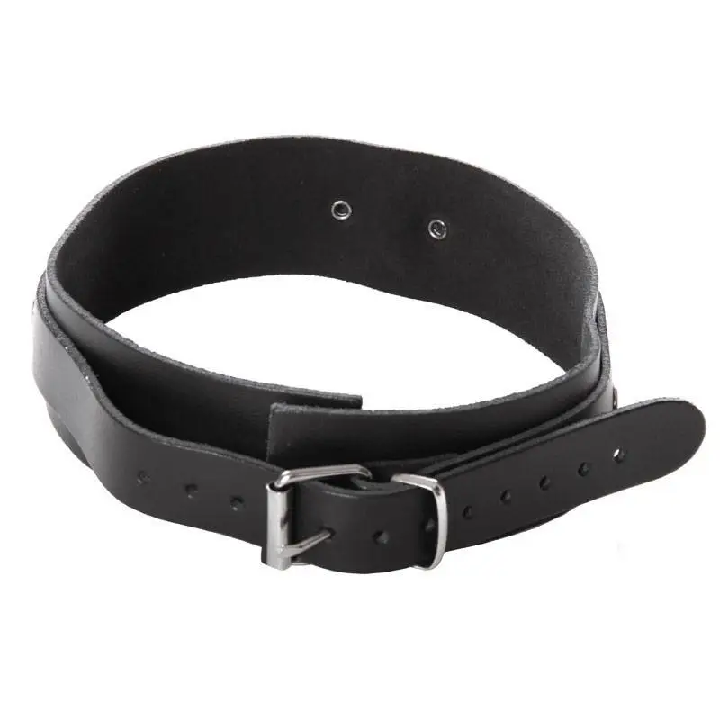 COLLIER CUIR NOIR FIN BASIC – Image 4