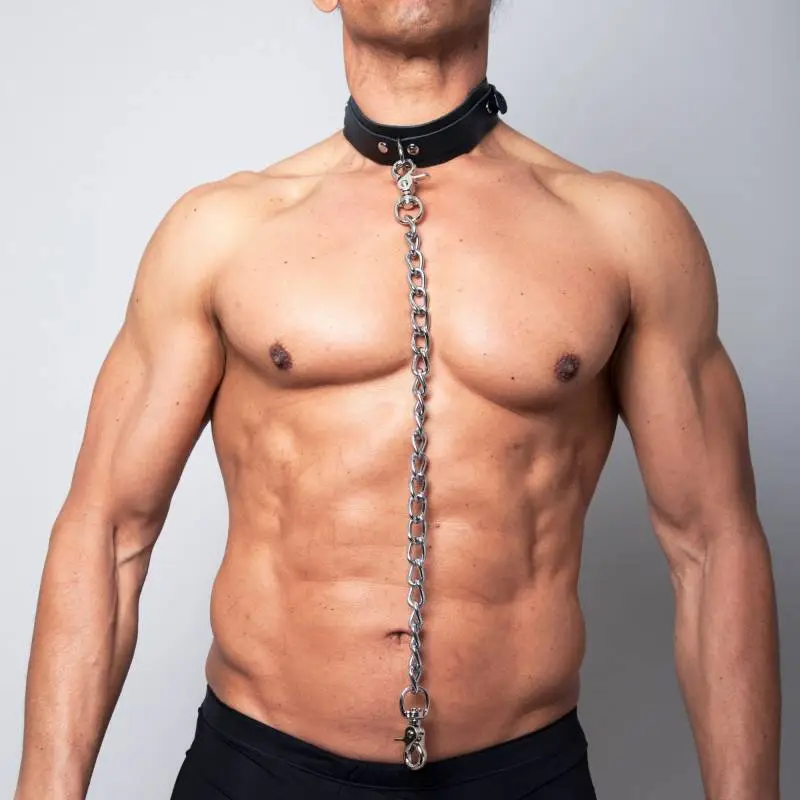 COLLIER CUIR NOIR FIN BASIC – Image 5