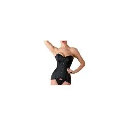 CORSET SATIN NOIR