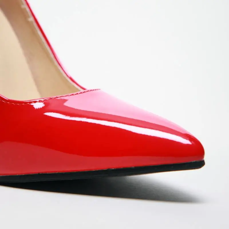 ESCARPIN VINYLE ROUGE – Image 3