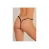 G-STRING DÉTACHABLE LYCRA NOIR T.U