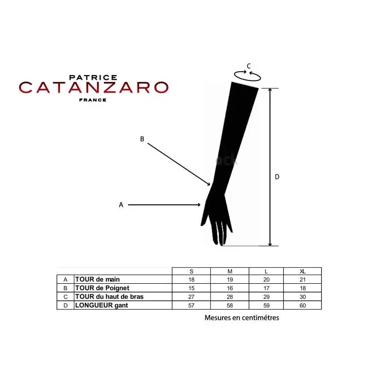 Patrice Catanzaro GANTS LONGS LYCRA LAQUE â Image 4