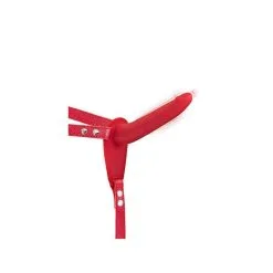 GODE CEINTURE VIBRANT ROUGE (15.5 X 3 CM)