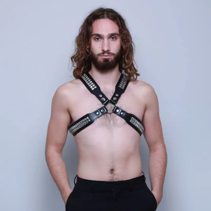 HARNAIS EN CROIX AVEC CLOUS T.U – Image 4