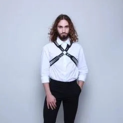 HARNAIS HOMME CLOUTÉ PREMIUM LEATHER