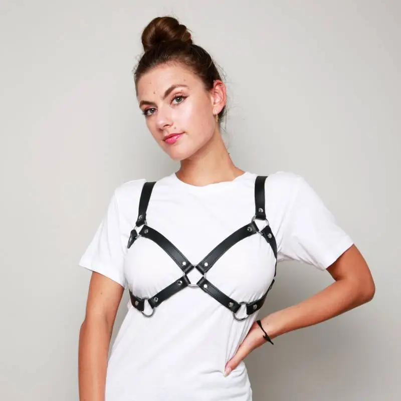 COLLECTION DEMONIA HARNAIS SG LANIERES CUIR NOIR – Image 3