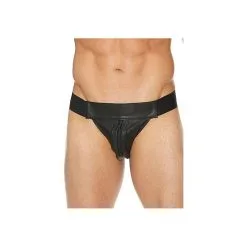 JOCKSTRAP ZIP CUIR