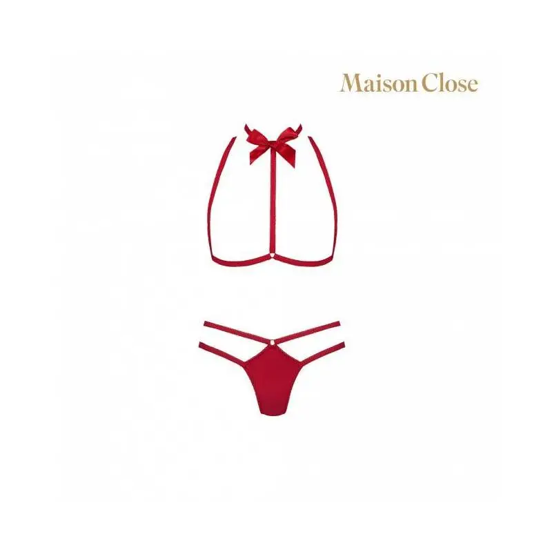 LE PETIT SECRET - HARNAIS ET STRING ROUGE – Image 6