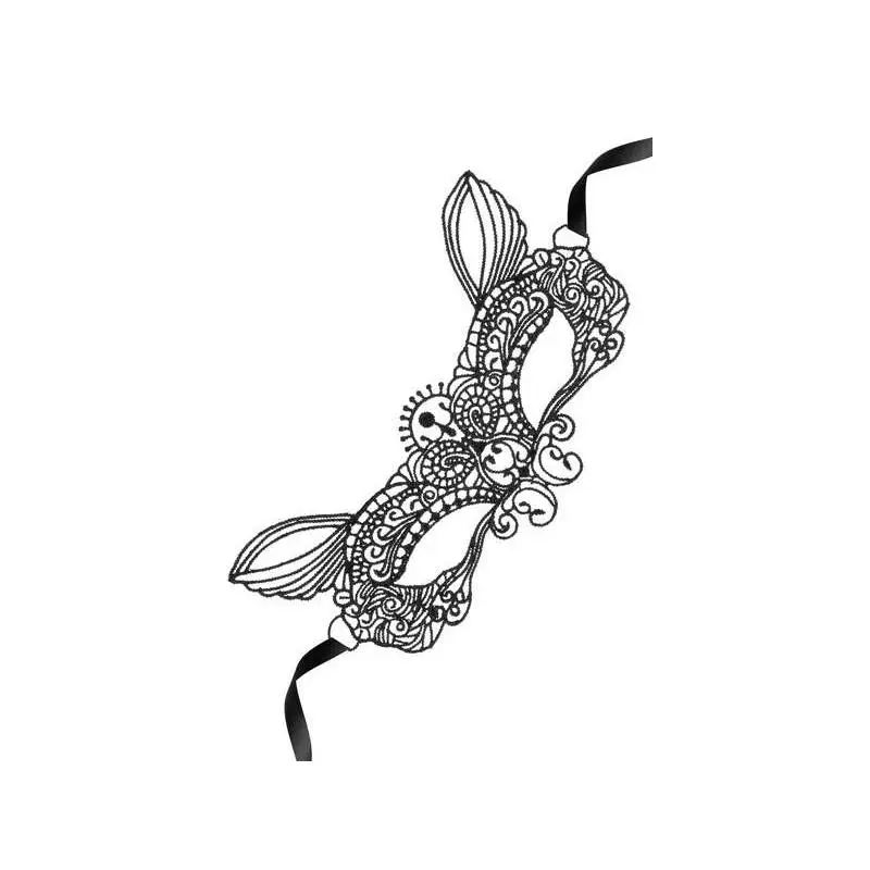 MASQUE DENTELLE CHAT NOIR T.U – Image 5