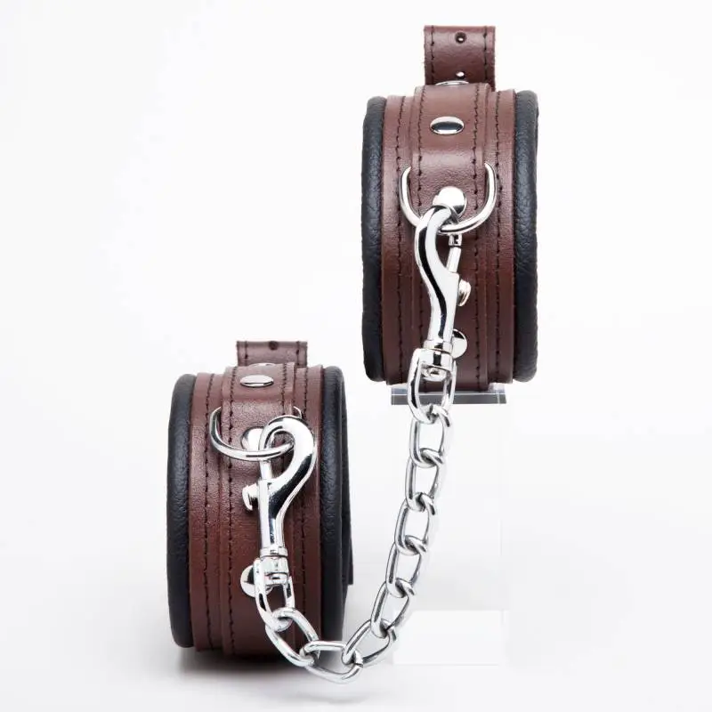 COLLECTION DEMONIA MENOTTES CHEVILLES CUIR MARRON – Image 7