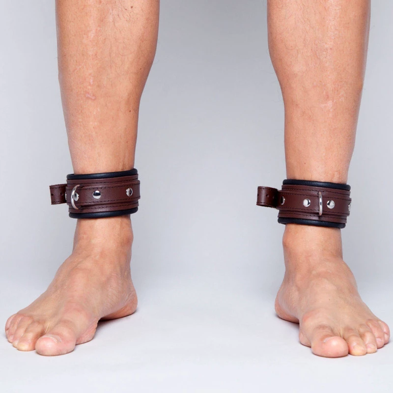 COLLECTION DEMONIA MENOTTES CHEVILLES CUIR MARRON – Image 8