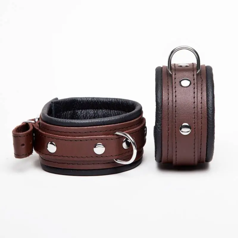 COLLECTION DEMONIA MENOTTES CHEVILLES CUIR MARRON – Image 9