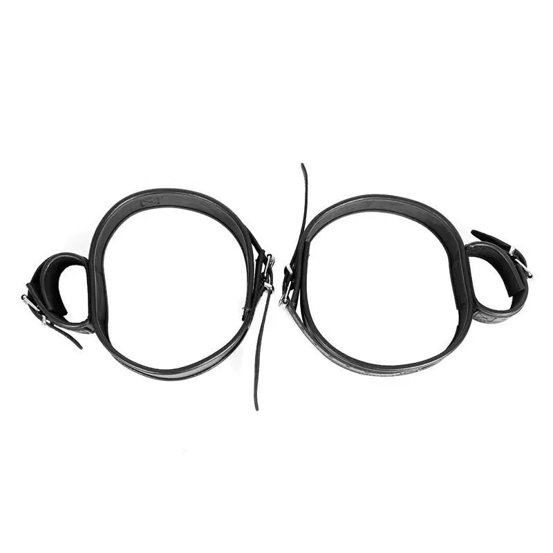 COLLECTION DEMONIA MENOTTES CONTRAINTE CUIR CUISSE / POIGNET – Image 3