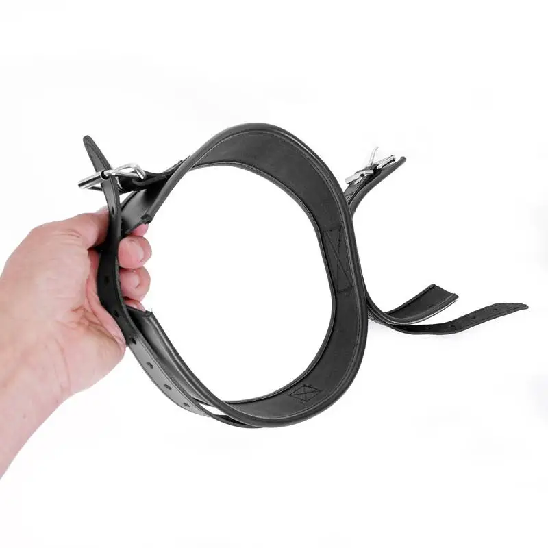 COLLECTION DEMONIA MENOTTES CONTRAINTE CUIR CUISSE / POIGNET – Image 5