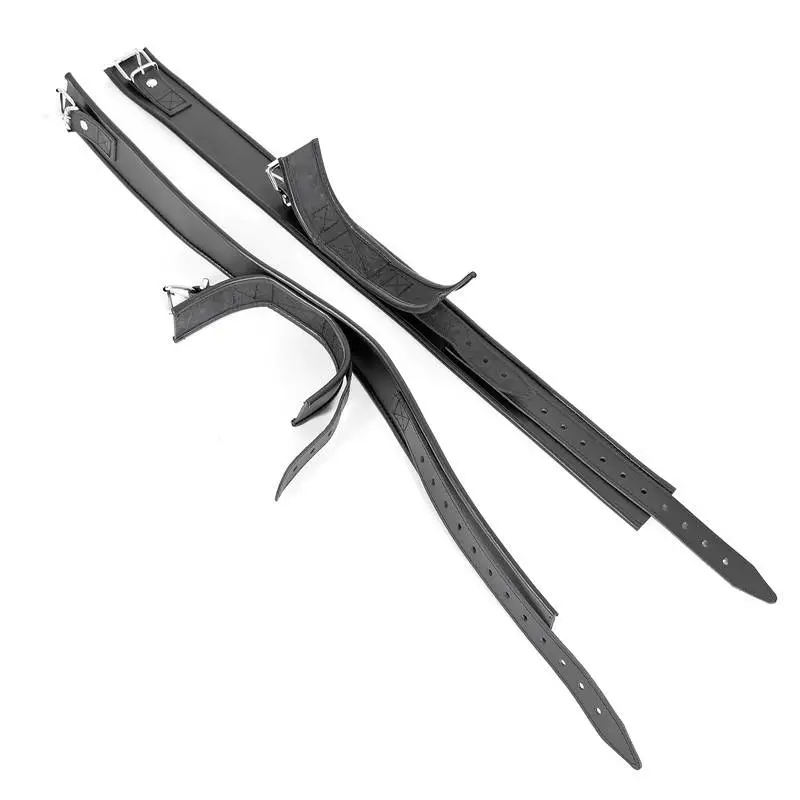 COLLECTION DEMONIA MENOTTES CONTRAINTE CUIR CUISSE / POIGNET – Image 6