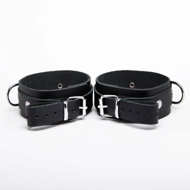 MENOTTES CUIR NOIR FIN BASIC – Image 3