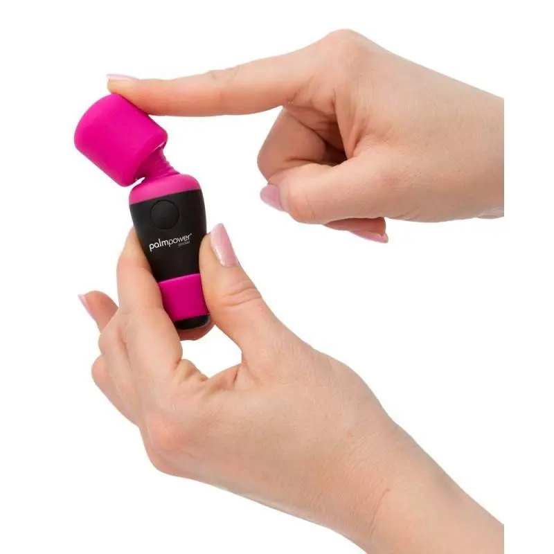 MINI WAND NOIR ET ROSE RECHARGEABLE (9 X 2.5 CM) – Image 4