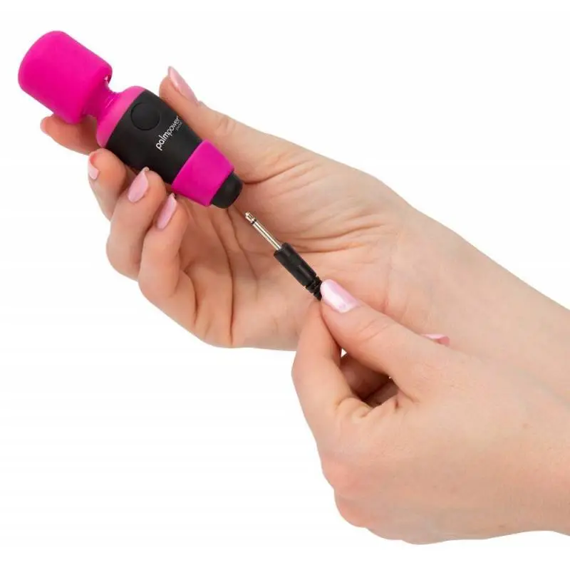 MINI WAND NOIR ET ROSE RECHARGEABLE (9 X 2.5 CM) – Image 5