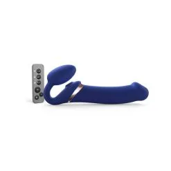 MULTI ORGASM-STRAP ON BENDABLE XL-BLEU NUIT