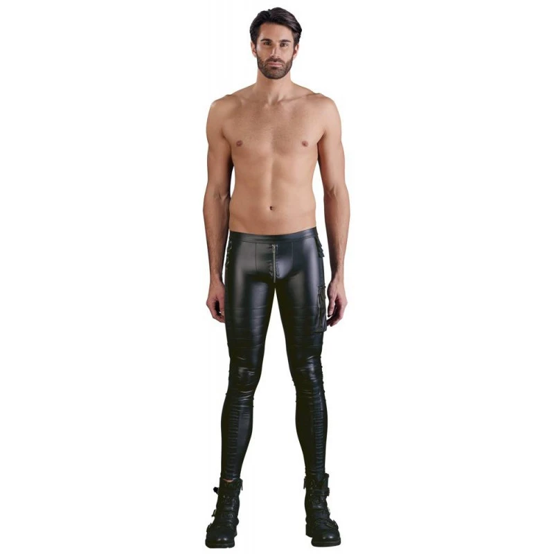 PANTALON SLIM WETLOOK