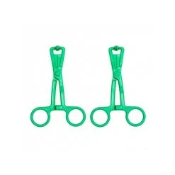 PINCES-CISEAUX VERTES (LA PAIRE)