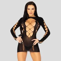 ROBE DÉCOUPE + LAÇAGE