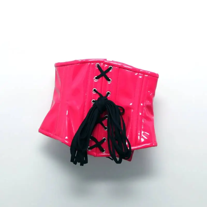 SERRE TAILLE COURT VINYLE FUCHSIA – Image 2