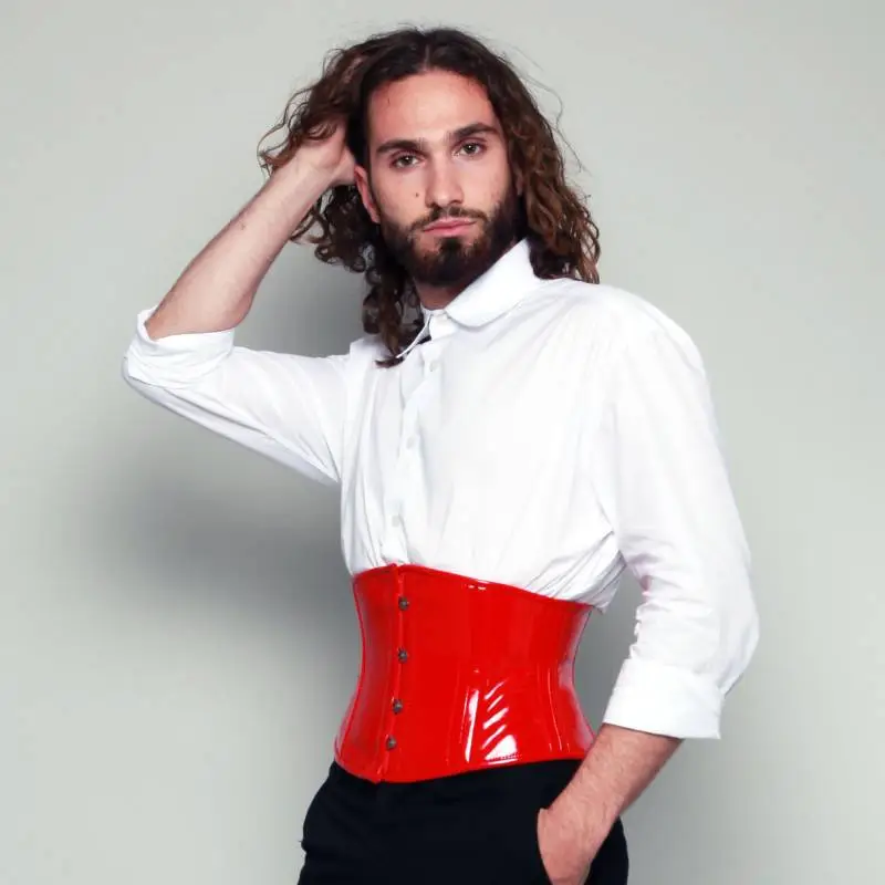 SERRE TAILLE COURT VINYLE ROUGE – Image 5