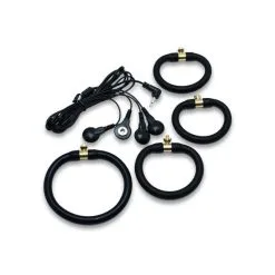SET 4 ANNEAUX AJUSTABLES ÉLECTRO