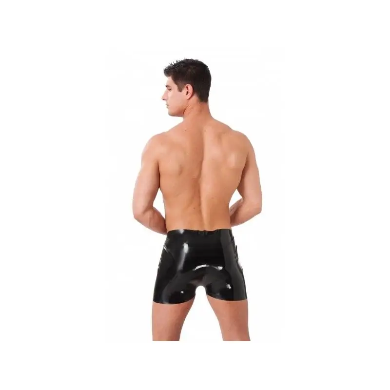 SHORT HOMME LATEX NOIR – Image 2
