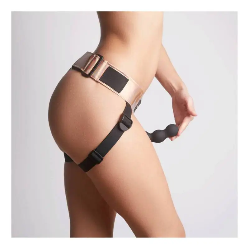 STRAP ON ME-HARNAIS ROSE GOLD HOLOGRAPHIC – Image 3