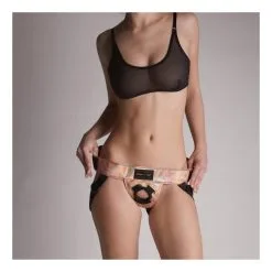 STRAP ON ME-HARNAIS ROSE GOLD HOLOGRAPHIC