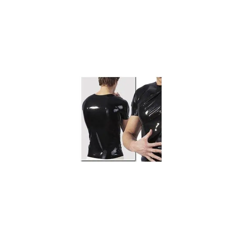 TEE SHIRT LATEX NOIR – Image 2